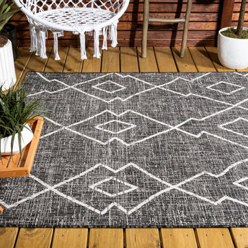 Carwa Tribal Diamond Trellis Indoor/outdoor Area Rug